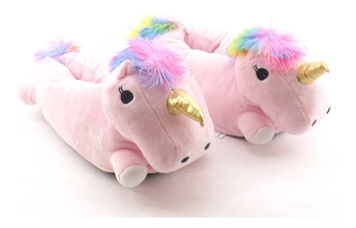 Pantuflas  Nenas Adolescentes Unicornio Cerradas Invierno Pr