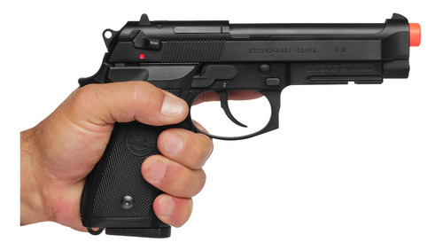 Pistola De Airsoft À Gás Gbb M9a1 Blowback 6mm + 5 Green Gas