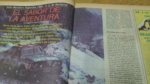 Autoclub Aca N° 123 Rally Marboro Argentina  Año 1983 