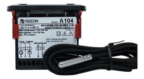 Controlador De Temperatura A104-ahb Ageon