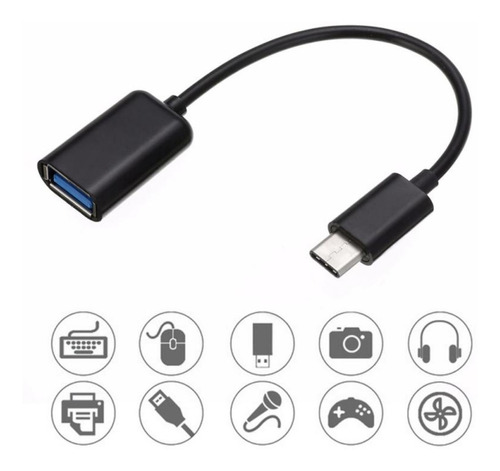 Cable Otg Tipo C Adaptador Para Celular Usb 2.0