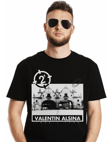 Polera 2 Minutos Valentin Alsina Punk Impresión Directa