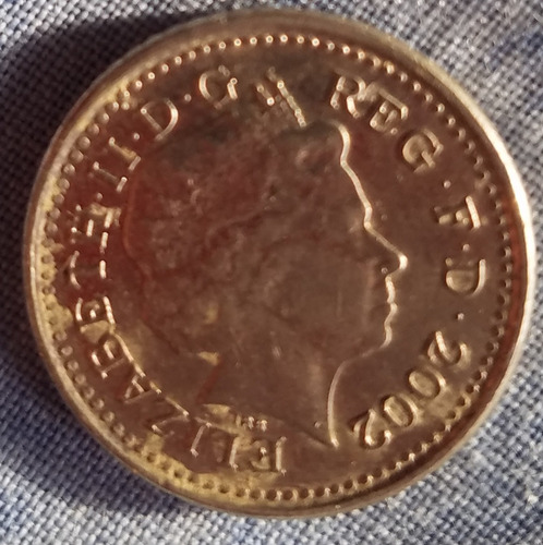  Reino Unido 5 Penique Five Pence 2002 Reina Isabel Il