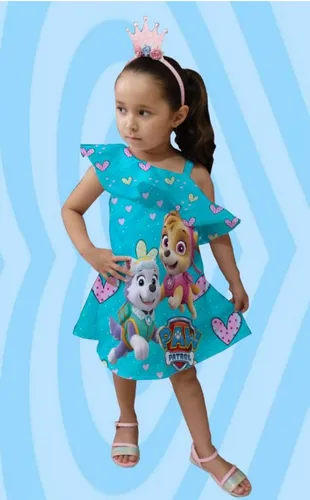 Vestido paw patrol skye best sale