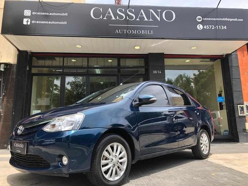Toyota Etios 1.5 Sedan Xls Azul 2016 Cassano Automobili