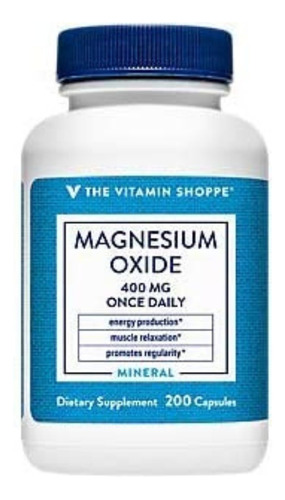 Magnesium Oxido 400mg The Vita - U - Unidad a $1095