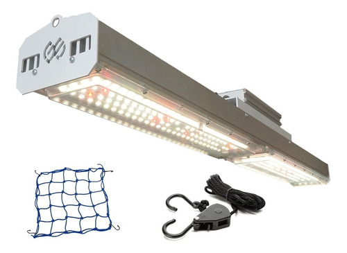 Panel Led Jx 200 Cree Gs Cultivo Con Poleas Y Red Scrog