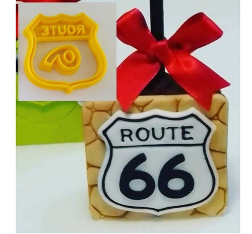 Cortador Route 66 Para Decorar Rota 66