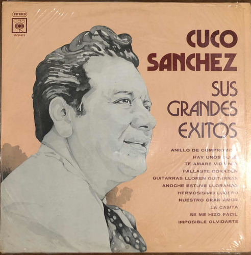 Cuco Sánchez Lp Sus Grandes Éxitos