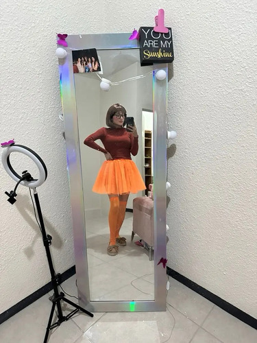 Disfraz Intelectual Estilo Velma Vilma Dinkley Mujer Naranja Unitalla