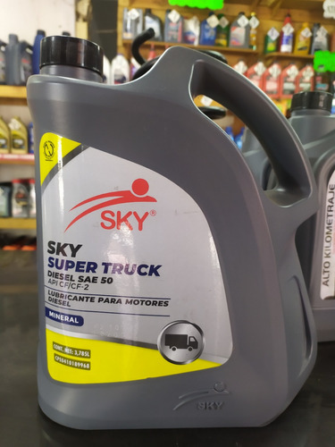 Sky Super Truck Diesel Sae 50 Garrafa De 4 Litros 