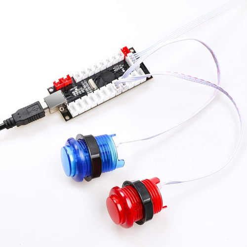 Hikig Kit De Bricolaje Con Botones Y Joysticks Arcade Led 2
