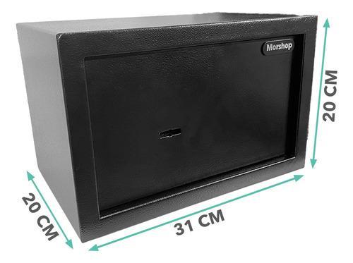 Caja Fuerte De Seguridad Tesoro Para Abulonar Con 2 Llaves