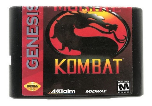 Mega Drive Jogo - Mortal Kombat Paralelo