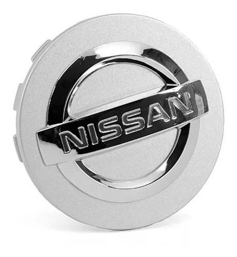 Centro Tapón De Rin Nissan 54mm Color Plata