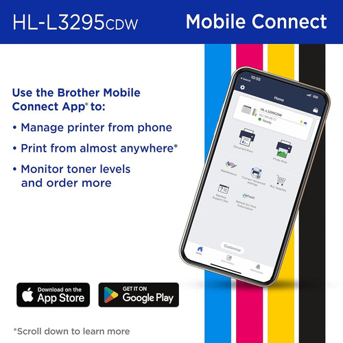 Impresora Color Inalámbrica Brother Hl-l3295cdw 16.68 Kg