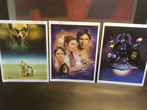 Litografías Star Wars De Colección