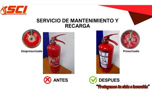 Mantenimiento Y Recarga De Extintores Contra Incendios. 