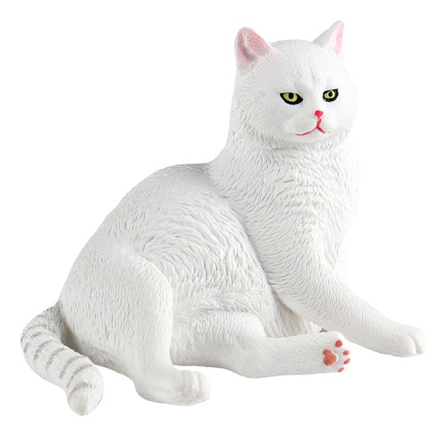 Estatua De Gato En Miniatura, Figura De Animal De Gato