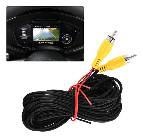 Cable De Vídeo Rca Para Cámara De Marcha Atrás Para Coche, 6