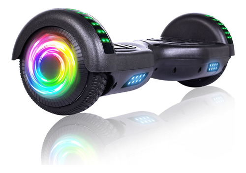 Scooter Eléctrico Lieagle Con Bluetooth Y Luces Led Color