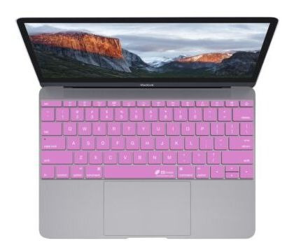 Cubierta De Teclado De Tablero De Ajedrez Rosa Para Macbo...