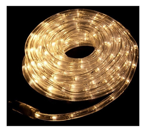 Imagen 10 de 10 de Luces Blancas Calidas Manguera 10mts Navidad Navideñas Arbol