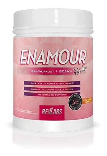 Revlabs Enamour Mujer Pre-entrenamiento Para Ella Con Cadena