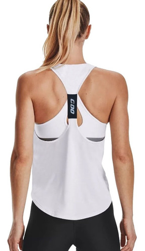 Imagen 2 de 4 de Musculosa Mujer Con Elástico Sudadera Gym Gdo Workout