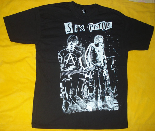 Sid Vicious Sex Pistols Camiseta Bandas Rock Algodão Fio 30
