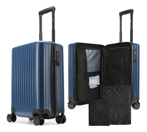 Miami Carryon Maleta De Equipaje Ocean Con 8 Ruedas Giratori