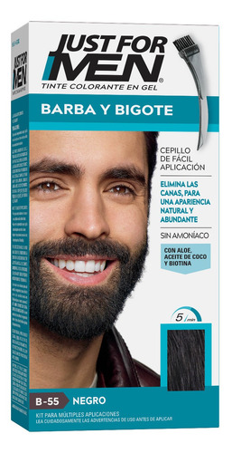 Just For Men Coloracion Gel Para Barba Y Bigote Cubre Canas