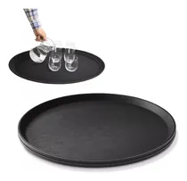 Comprar Bandeja Redonda Antideslizante De Mozo Resto, Bares O Hogar Alta Calidad Everest