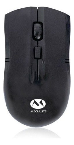 Mouse Inalambrico 1000 Dpi 1600 Dpi Rueda Scroll Ergonomico Color Negro