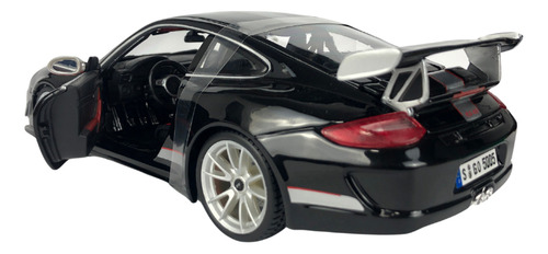 Miniatura Porsche Preto 911 Gt3 Rs 4.0 1:18 Bburago