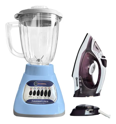 Licuadora De Cocina Vida Sana Doble La Taza 1.6l + 4cuchilla