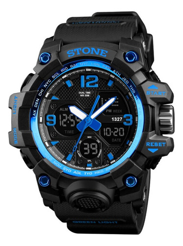 Reloj Stone Analogo Digital Hombre Mod 1156 Gtia Oficial 