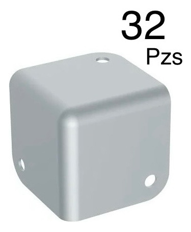 Esquinero De Cubo Chico Para Rack/case Penn Elcom (32pzs) Gris
