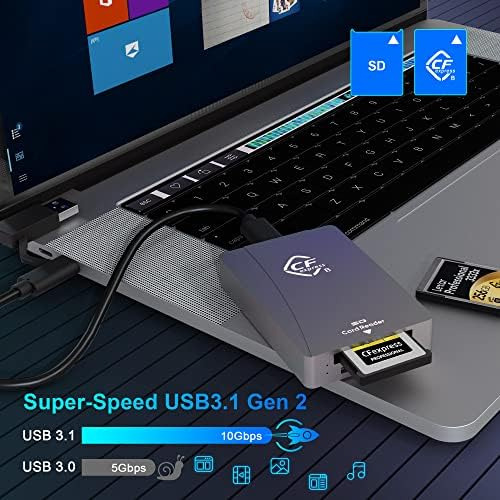 Lector De Tarjetas Cfexpress Tipo B, Usb 32 Gen 2 10 Gpbs,