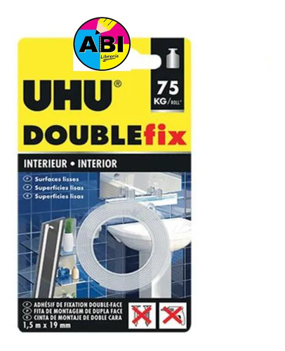 Cinta D/faz Uhu Extra Fuerte Double Fix Profesional