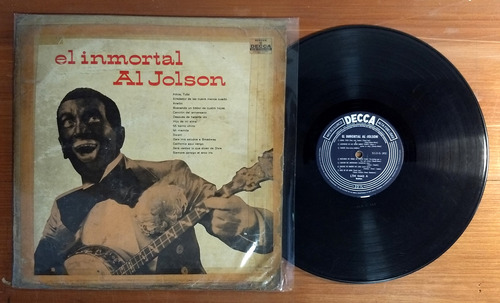 Al Jolson El Inmortal Disco Lp Vinilo