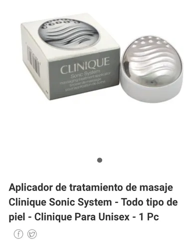 Cabezal Masajeador Facial Sonic Clinique Recupera Firmeza