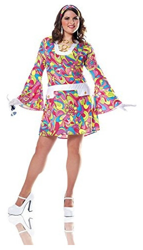 Traje De La Cultura De La Mujer Plussize Groovy Chic Costume