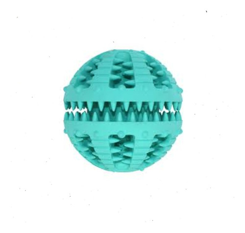 Juguete Perro Pelota Dental Menta 6cm Rellenable Snack Bp029