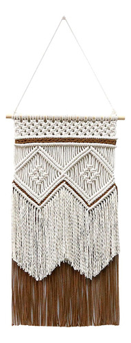 Tapiz Bohemio De Macramé, Tapiz Tejido Hecho A Mano Para