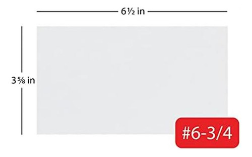 Sobres De Seguridad De Office Depot, 6 (3 X 6 Blancos, Caja