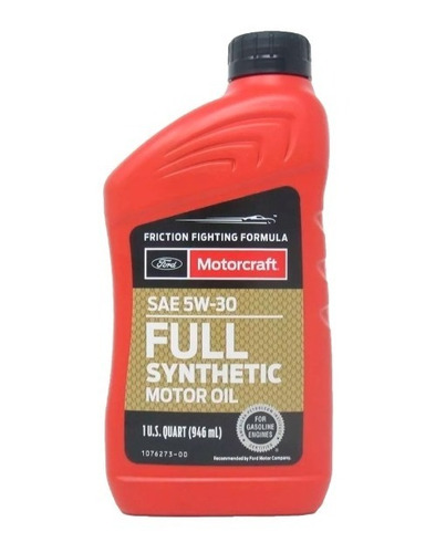 Aceite Motorcraft 5w30 - Full Sintético Cuarto (946ml)