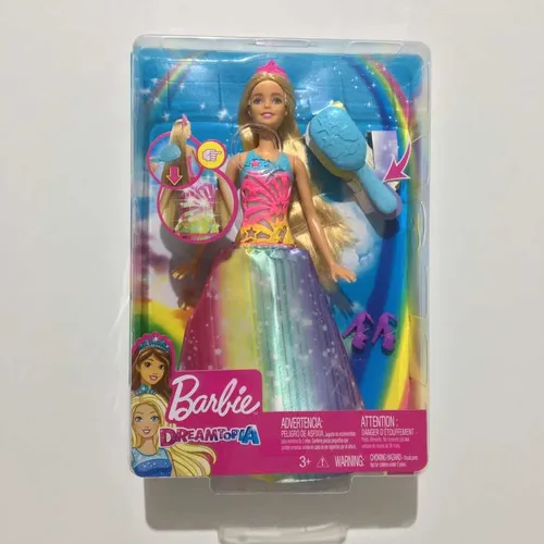 Barbie Electronica Dreamtopia Princesa Peina Y Brilla Mattel