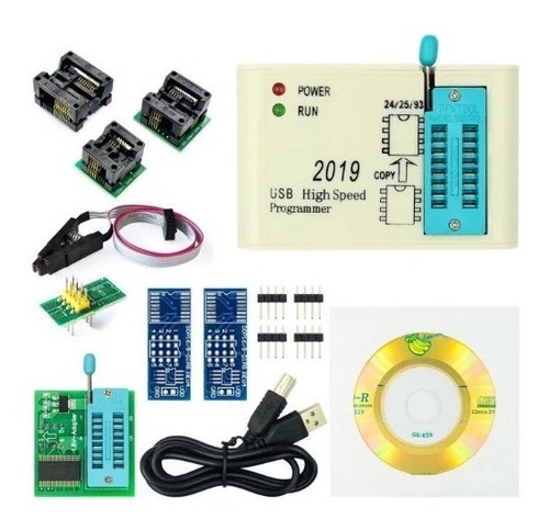 Ezp2019  Usb Programador De Bios Eeprom Con 7 Adaptadores