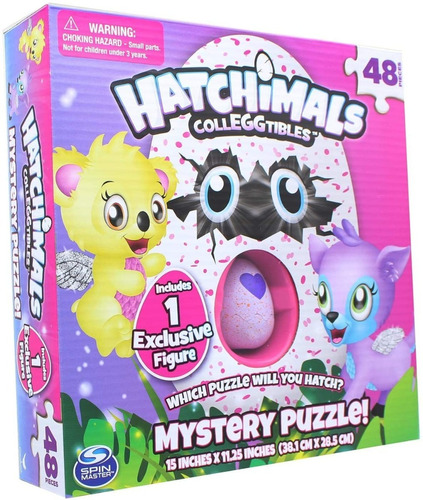 Hatchimals Puzzle Rompecabezas 48 Piezas + Huevo Misterioso